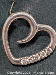 MaxSold Auction: Silver(2.91g)CZ Earring  - Toronto (Ontario, Canada) PARTNER MANAGED Downsizing Online Auction - Yonge Street