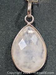 MaxSold Auction: Silver(3.25g)Moonstone Pendant  - Toronto (Ontario, Canada) PARTNER MANAGED Downsizing Online Auction - Yonge Street