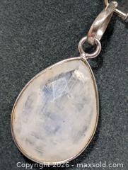 MaxSold Auction: Silver(3.25g)Moonstone Pendant  - Toronto (Ontario, Canada) PARTNER MANAGED Downsizing Online Auction - Yonge Street