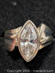 MaxSold Auction: Silver(4.22g)CZ Ring,size 5 - Toronto (Ontario, Canada) PARTNER MANAGED Downsizing Online Auction - Yonge Street