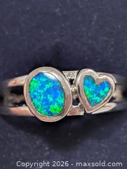 MaxSold Auction: Silver(4.22g)Opalite Ring,size 7  - Toronto (Ontario, Canada) PARTNER MANAGED Downsizing Online Auction - Yonge Street