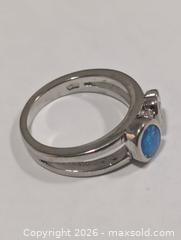 MaxSold Auction: Silver(4.22g)Opalite Ring,size 7  - Toronto (Ontario, Canada) PARTNER MANAGED Downsizing Online Auction - Yonge Street