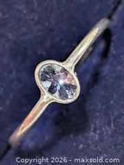 MaxSold Auction: Silver Tanzanite Ring,size 9  - Toronto (Ontario, Canada) PARTNER MANAGED Downsizing Online Auction - Yonge Street