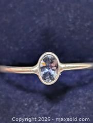 MaxSold Auction: Silver Tanzanite Ring,size 9  - Toronto (Ontario, Canada) PARTNER MANAGED Downsizing Online Auction - Yonge Street