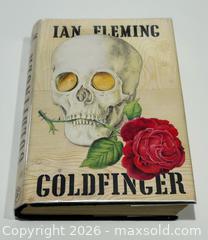 MaxSold Auction: 1965 James Bond Goldfinger Book by Ian Fleming - Burlington (Ontario, Canada) SELLER MANAGED Estate Sale Online Auction - Fairview Street (STORAGE)