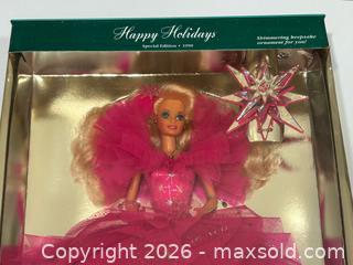 MaxSold Auction: 1990 Collectible Mattel Barbie Doll in Original Box (MIB) - Burlington (Ontario, Canada) SELLER MANAGED Estate Sale Online Auction - Fairview Street (STORAGE)