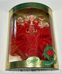 MaxSold Auction: 1993 Collectible Mattel Barbie Doll in Original Box (MIB) - Burlington (Ontario, Canada) SELLER MANAGED Estate Sale Online Auction - Fairview Street (STORAGE)