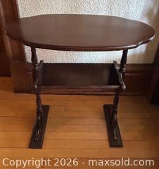 MaxSold Auction: Antique Decorative Parlor Table/ Telephone Table  - Burlington (Ontario, Canada) SELLER MANAGED Estate Sale Online Auction - Fairview Street (STORAGE)
