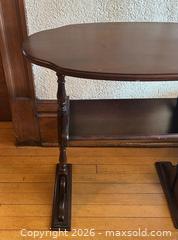 MaxSold Auction: Antique Decorative Parlor Table/ Telephone Table  - Burlington (Ontario, Canada) SELLER MANAGED Estate Sale Online Auction - Fairview Street (STORAGE)