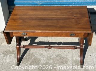 MaxSold Auction: Antique Drop Leaf Coffee Table - Burlington (Ontario, Canada) SELLER MANAGED Estate Sale Online Auction - Fairview Street (STORAGE)
