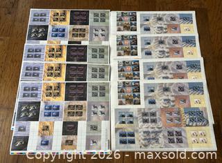 MaxSold Auction: Canadian Wildlife Uncut Press Mint Stamp Sheets (8) - Burlington (Ontario, Canada) SELLER MANAGED Estate Sale Online Auction - Fairview Street (STORAGE)
