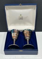 MaxSold Auction: Collection of Birks Primrose Vintage Silver-Plate Wine Goblets (7) - Burlington (Ontario, Canada) SELLER MANAGED Estate Sale Online Auction - Fairview Street (STORAGE)