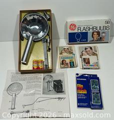 MaxSold Auction: Collection Of Vintage Camera Flash Accessories - Burlington (Ontario, Canada) SELLER MANAGED Estate Sale Online Auction - Fairview Street (STORAGE)