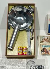 MaxSold Auction: Collection Of Vintage Camera Flash Accessories - Burlington (Ontario, Canada) SELLER MANAGED Estate Sale Online Auction - Fairview Street (STORAGE)