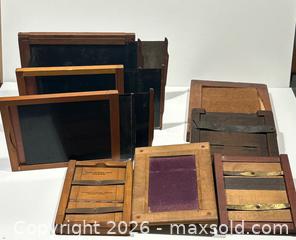 MaxSold Auction: Collection Of Vintage Camera Format Film Holders c/w Slides and Contact Printers Frames - Burlington (Ontario, Canada) SELLER MANAGED Estate Sale Online Auction - Fairview Street (STORAGE)