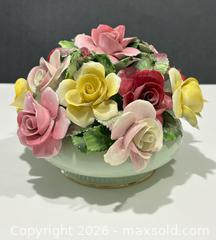 MaxSold Auction:  Collection of Vintage Floral China Bouquet (5) - Burlington (Ontario, Canada) SELLER MANAGED Estate Sale Online Auction - Fairview Street (STORAGE)