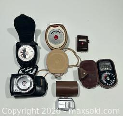 MaxSold Auction: Collection Of Vintage Photography Light Meters incl Gossen Sixticolor  - Burlington (Ontario, Canada) SELLER MANAGED Estate Sale Online Auction - Fairview Street (STORAGE)