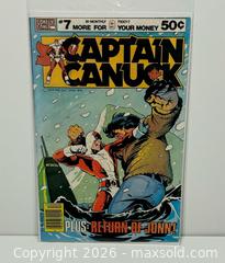 MaxSold Auction: Comely Comix Captain Canuck #7 Comic - Burlington (Ontario, Canada) SELLER MANAGED Estate Sale Online Auction - Fairview Street (STORAGE)