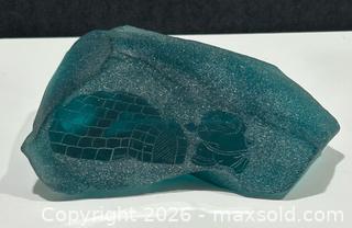 MaxSold Auction: Inuit Art Glass Etched Sculpture/Paperweight  - Burlington (Ontario, Canada) SELLER MANAGED Estate Sale Online Auction - Fairview Street (STORAGE)