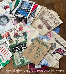 MaxSold Auction: Large Collection of Vintage Sheet Music +   - Burlington (Ontario, Canada) SELLER MANAGED Estate Sale Online Auction - Fairview Street (STORAGE)