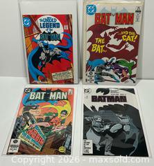 MaxSold Auction: Marvel Batman Comics X 4  - Burlington (Ontario, Canada) SELLER MANAGED Estate Sale Online Auction - Fairview Street (STORAGE)
