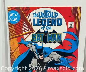 MaxSold Auction: Marvel Batman Comics X 4  - Burlington (Ontario, Canada) SELLER MANAGED Estate Sale Online Auction - Fairview Street (STORAGE)
