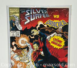 MaxSold Auction: Marvel Silver Surfer vs. Dracula #1 Comic  - Burlington (Ontario, Canada) SELLER MANAGED Estate Sale Online Auction - Fairview Street (STORAGE)