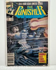 MaxSold Auction: Marvel The Punisher #1 Comic - Burlington (Ontario, Canada) SELLER MANAGED Estate Sale Online Auction - Fairview Street (STORAGE)