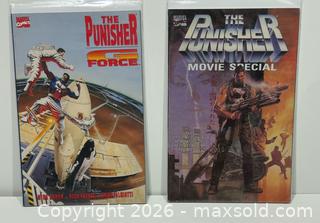 MaxSold Auction: Marvel The Punisher: G-Force and The Punisher Movie Special Comic - Burlington (Ontario, Canada) SELLER MANAGED Estate Sale Online Auction - Fairview Street (STORAGE)