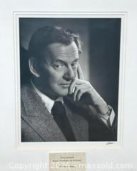 MaxSold Auction: Sherman Hines signed Framed Portrait Photograph of Actor Tony Randall(b) - Burlington (Ontario, Canada) SELLER MANAGED Estate Sale Online Auction - Fairview Street (STORAGE)