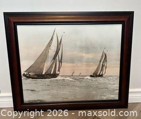 MaxSold Auction: Signed W.R MacAskill (1887-1956) Framed Photograph Nova Scotia Schooners - Burlington (Ontario, Canada) SELLER MANAGED Estate Sale Online Auction - Fairview Street (STORAGE)