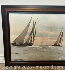 MaxSold Auction: Signed W.R MacAskill (1887-1956) Framed Photograph Nova Scotia Schooners - Burlington (Ontario, Canada) SELLER MANAGED Estate Sale Online Auction - Fairview Street (STORAGE)