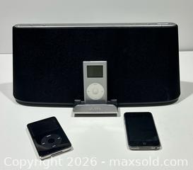 MaxSold Auction: Sony Docking Station incl 3 Apple iPods - Burlington (Ontario, Canada) SELLER MANAGED Estate Sale Online Auction - Fairview Street (STORAGE)
