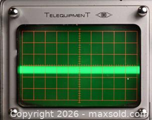 MaxSold Auction: Telequipment Oscilloscope Type D54 Dual-Channel Analogue - Burlington (Ontario, Canada) SELLER MANAGED Estate Sale Online Auction - Fairview Street (STORAGE)