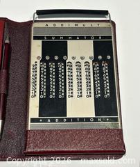 MaxSold Auction:  Vintage Addimult Mechanical Calculator With Case - Burlington (Ontario, Canada) SELLER MANAGED Estate Sale Online Auction - Fairview Street (STORAGE)