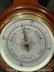 MaxSold Auction: Vintage Airguide Solid Mahogany Wall Hanging Barometer, Thermometer and Hygrometer  - Burlington (Ontario, Canada) SELLER MANAGED Estate Sale Online Auction - Fairview Street (STORAGE)