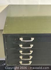 MaxSold Auction: Vintage Art/ Map 5 Drawer Flat File Steel Cabinet - Burlington (Ontario, Canada) SELLER MANAGED Estate Sale Online Auction - Fairview Street (STORAGE)