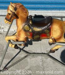 MaxSold Auction: Vintage Children’s Spring Bouncing Rocking Horse - Burlington (Ontario, Canada) SELLER MANAGED Estate Sale Online Auction - Fairview Street (STORAGE)