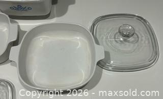 MaxSold Auction: Vintage Collection Of Blue Cornflower Corning Ware incl 1-quart (4-cup) Measuring Bowl - Burlington (Ontario, Canada) SELLER MANAGED Estate Sale Online Auction - Fairview Street (STORAGE)