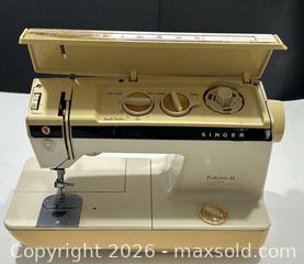 MaxSold Auction: Vintage Singer Futura II Model 920 Sewing Machine c/w Manual - Burlington (Ontario, Canada) SELLER MANAGED Estate Sale Online Auction - Fairview Street (STORAGE)