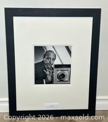 MaxSold Auction: Yousuf Karsh (1908-2002) Framed Photograph Self Portrait c/w Camera - Burlington (Ontario, Canada) SELLER MANAGED Estate Sale Online Auction - Fairview Street (STORAGE)