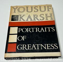 MaxSold Auction: Yousuf Karsh Books incl Portraits of Greatness and Heroes of Light and Shadow - Burlington (Ontario, Canada) SELLER MANAGED Estate Sale Online Auction - Fairview Street (STORAGE)