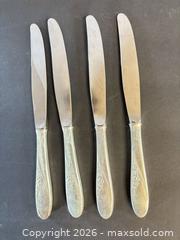 MaxSold Auction: Easterling Sterling Silver Table/Dinner Cutting Utensils (Set of 4) - Lakeshore (Maidstone)(Ontario, Canada) PARTNER MANAGED Estate Sale Online Auction - County Road 42