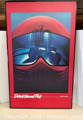 MaxSold Auction: Framed Detroit Grand Prix Event Poster — June 4–6, 1982 - Lakeshore (Maidstone)(Ontario, Canada) PARTNER MANAGED Estate Sale Online Auction - County Road 42