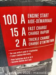 MaxSold Auction: MotoMaster Battery Charger & Engine Start 6V/12V 011-1505-8 - Lakeshore (Maidstone)(Ontario, Canada) PARTNER MANAGED Estate Sale Online Auction - County Road 42