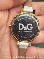MaxSold Auction: Authenticated Dolce & Gabbana ladies watch working  - Markham (Ontario, Canada) SELLER MANAGED Downsizing Online Auction - Loring Crescent