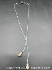 MaxSold Auction: D’orlan lariat necklace - Markham (Ontario, Canada) SELLER MANAGED Downsizing Online Auction - Loring Crescent