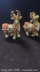 MaxSold Auction: Fitz & Floyd reindeer salt & pepper shakers  - Markham (Ontario, Canada) SELLER MANAGED Downsizing Online Auction - Loring Crescent