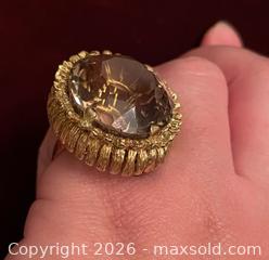 MaxSold Auction: Large heavy 14k yellow gold ring with appraisal - Markham (Ontario, Canada) SELLER MANAGED Downsizing Online Auction - Loring Crescent