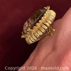 MaxSold Auction: Large heavy 14k yellow gold ring with appraisal - Markham (Ontario, Canada) SELLER MANAGED Downsizing Online Auction - Loring Crescent